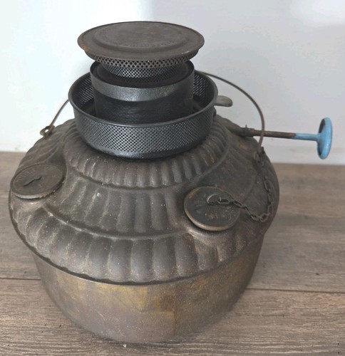 Antique brass kerosene heater - kerosene,